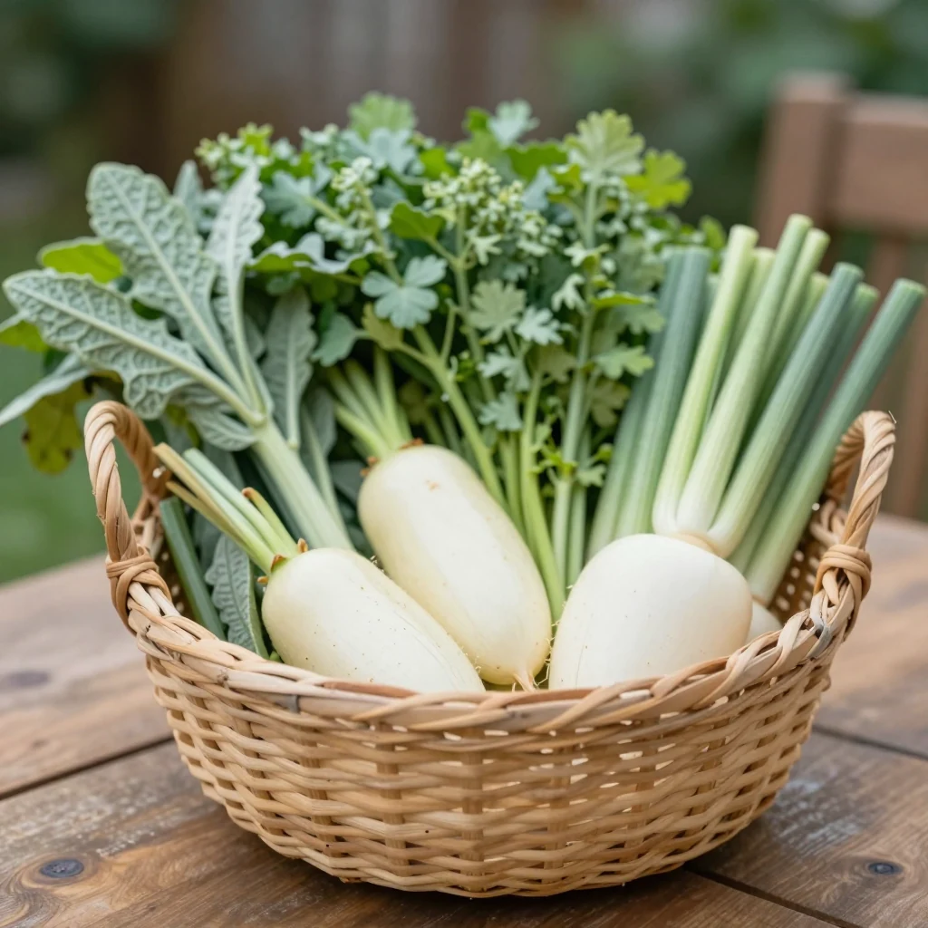 Frische Zutaten aus dem Garten