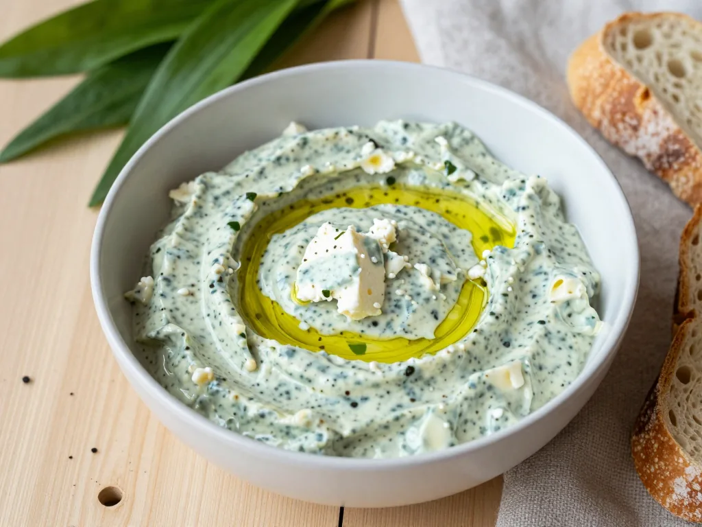 Bärlauch Feta Dip