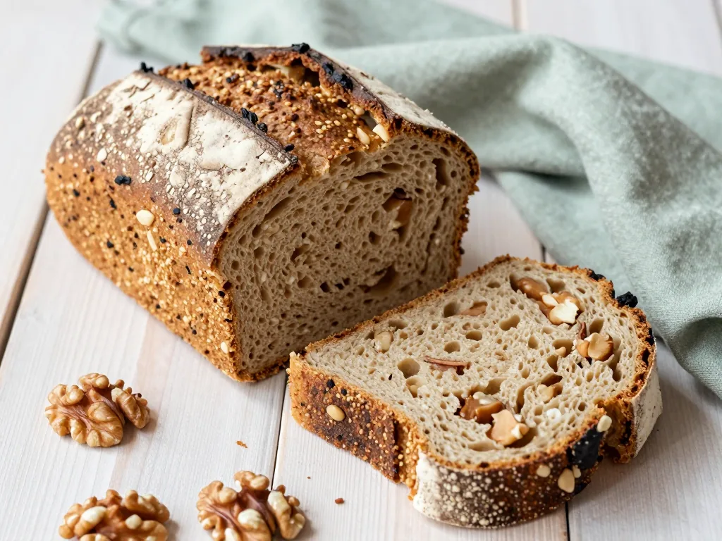 Blitzschnelles Walnuss-Vollkornbrot