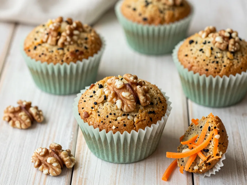Gesunde Rüblimuffins