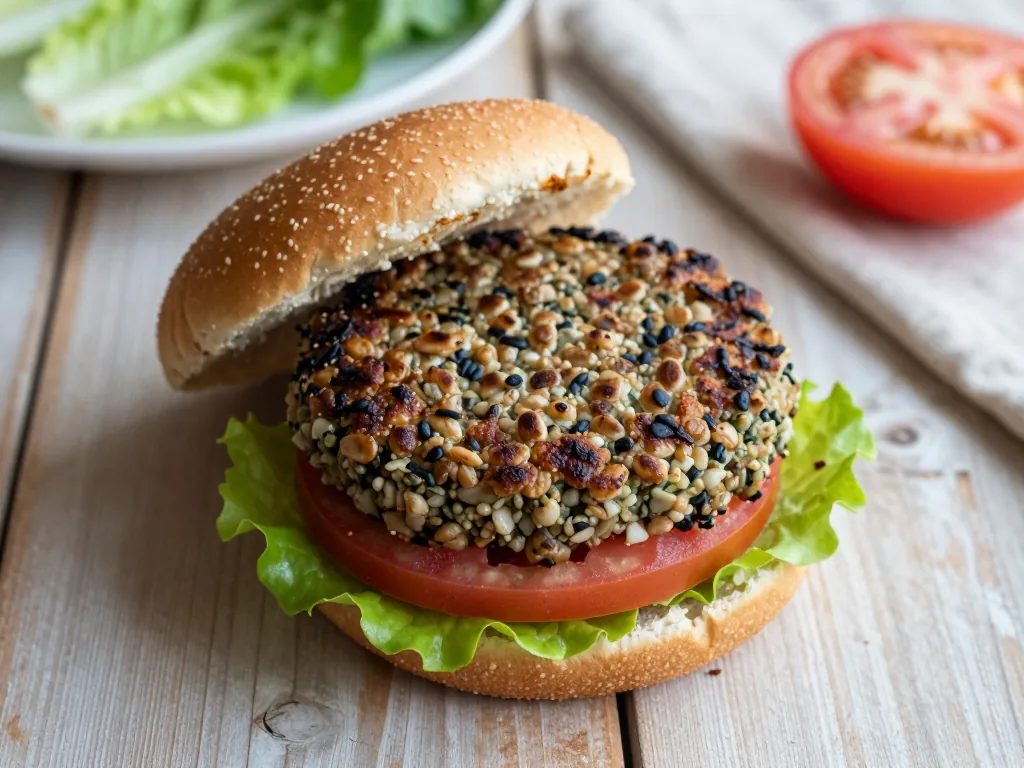 Grünkern Burger