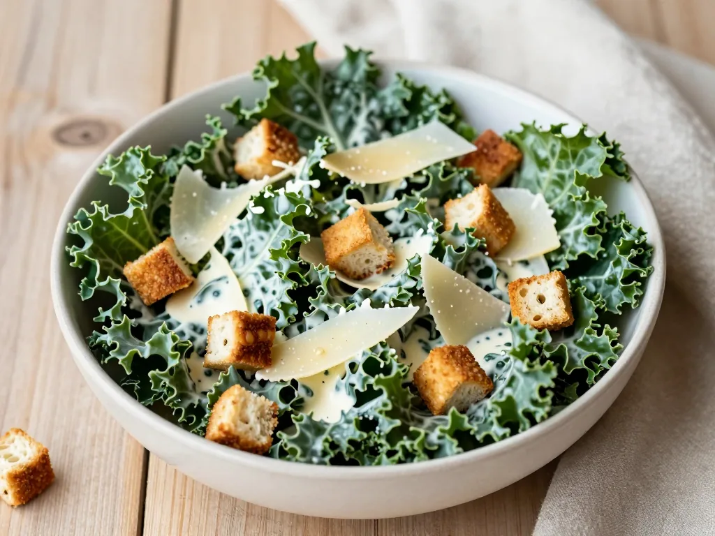 Grünkohl Ceasar Salad