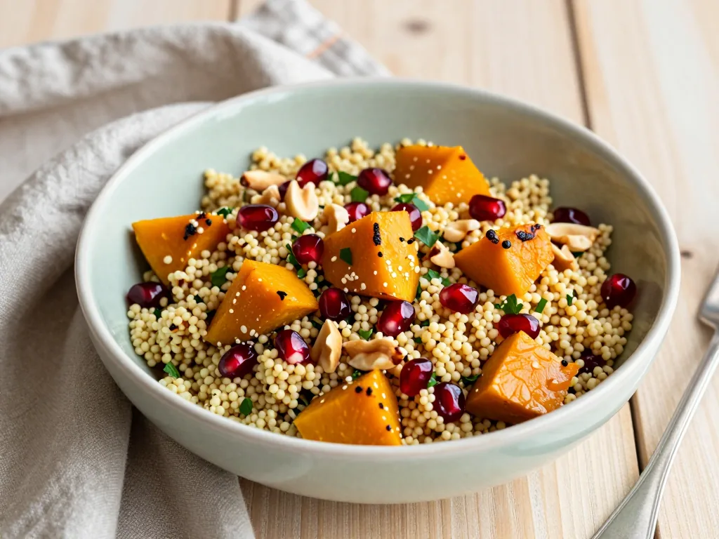 Herbstlicher Couscous Salat