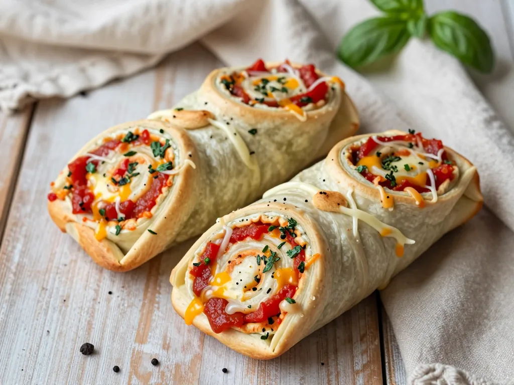 High Protein Pizzaschnecken