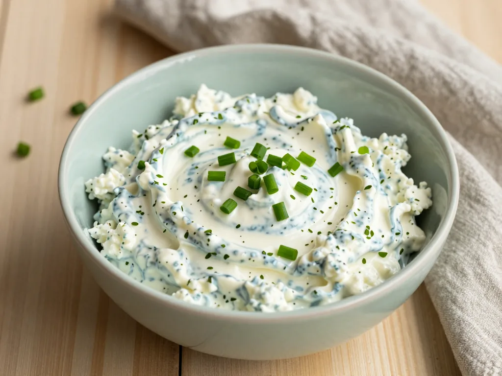 Körniger Frischkäse Dip
