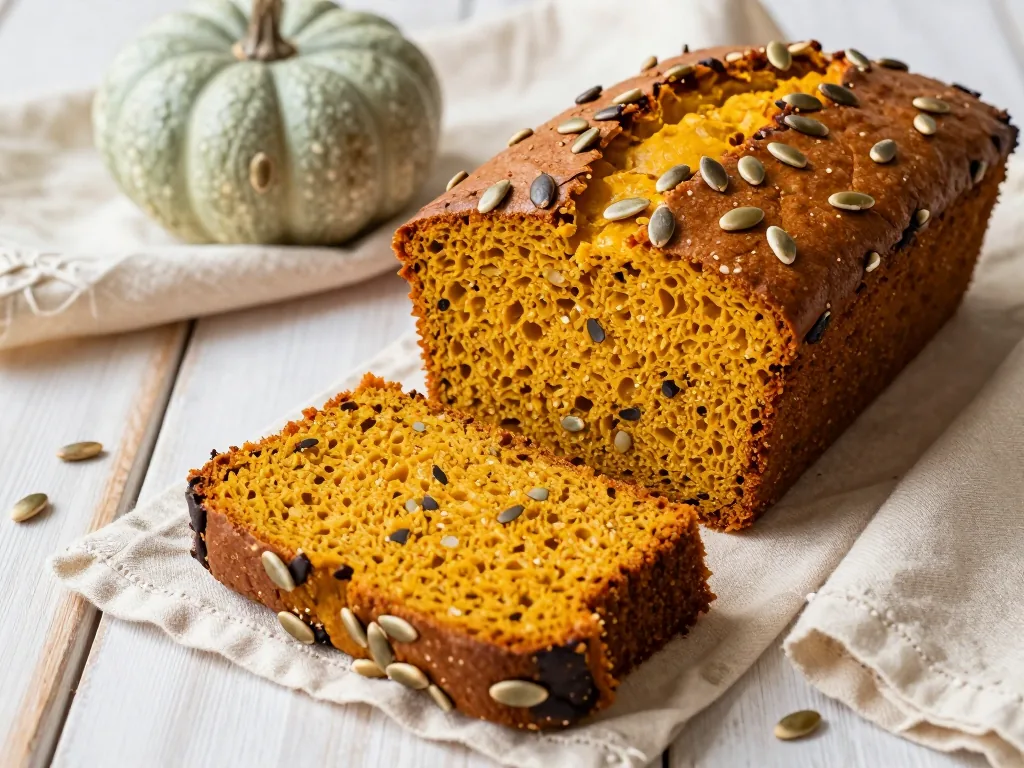 Kürbis Brot