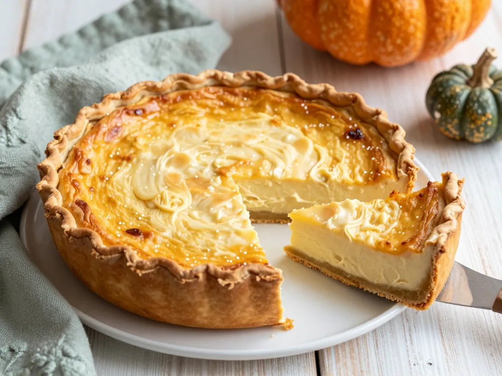 Kürbis-Gruyère Quiche