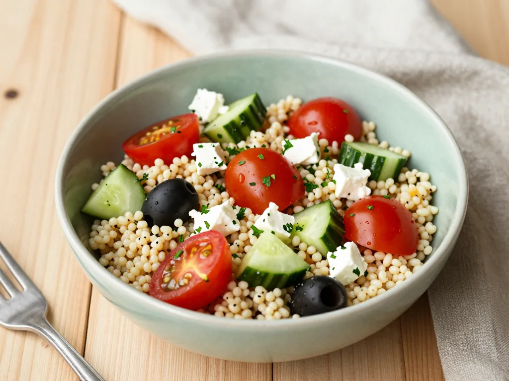 Mediterraner Couscous Salat