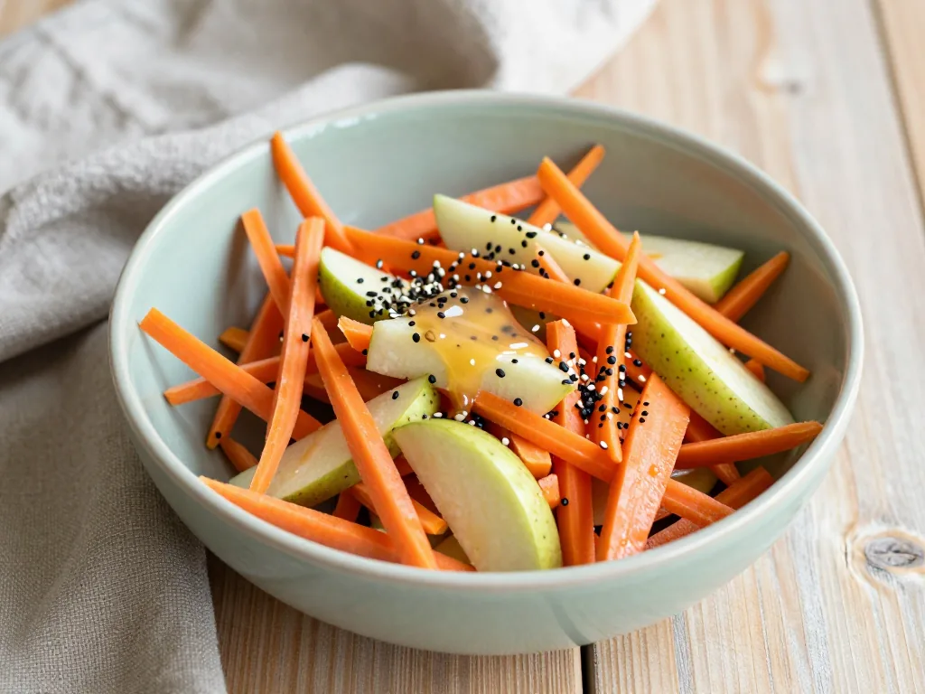 Möhren Apfel Salat