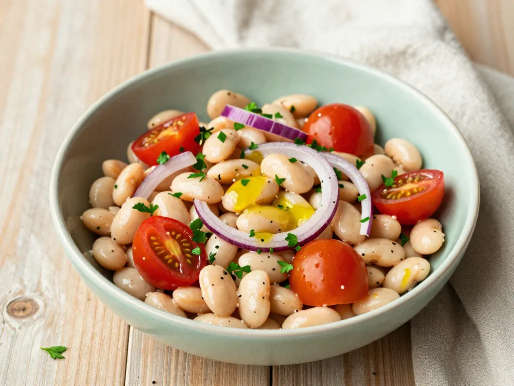 Weiße Bohnen Salat
