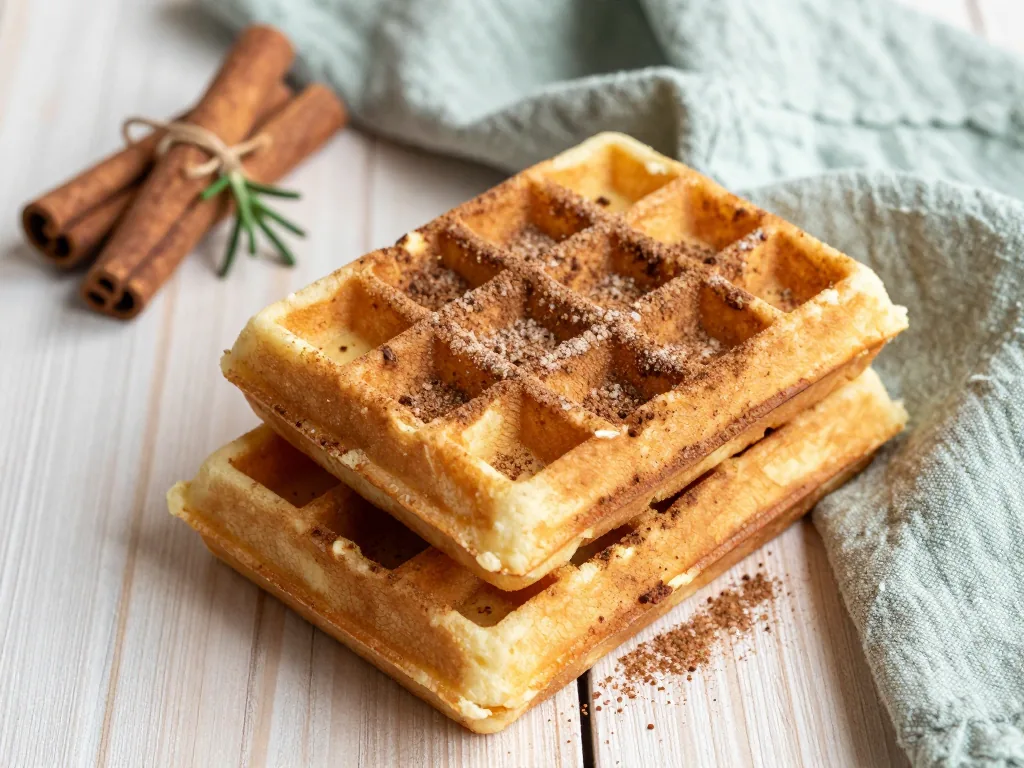 Zimt Waffeln