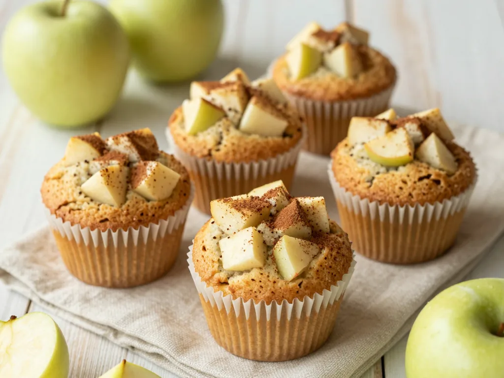 Zuckerfreie Apfelmuffins